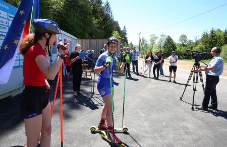 OTVORITEV DOVOZNE CESTE DO BIATLONSKEGA CENTRA 29 FOTO LJUBO VUKELIČ